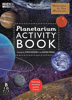 Cover of Planetarium Activity Book by Raman Prinja, illustrated by Chris Wormell – Paperback, 2019 Edition