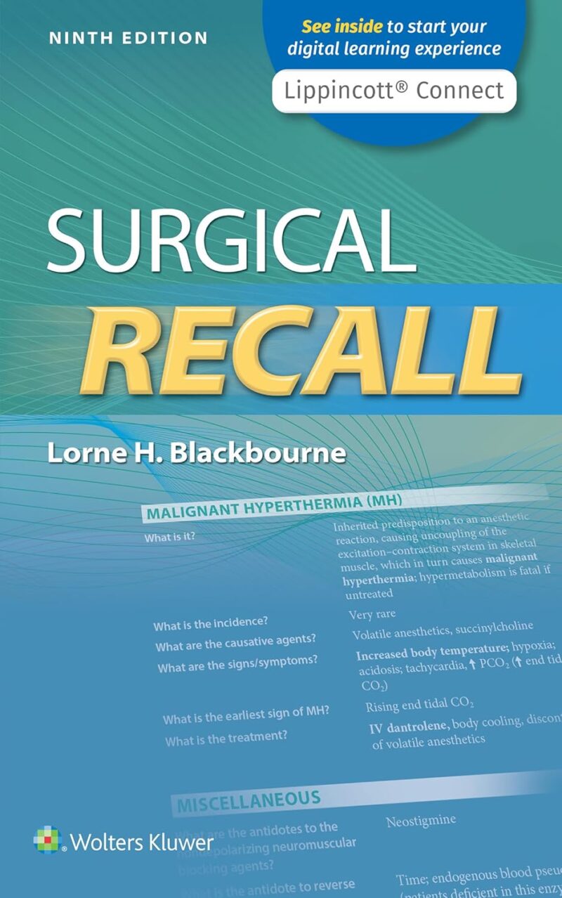 Surgical Recall (Lippincott Connect)